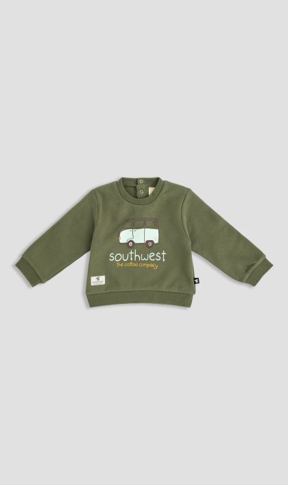 SWEAT TCHOUPS MILITARY GREEN