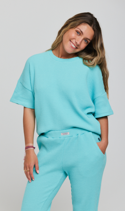 SWEAT LOULOU TURQUOISE